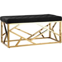 Stool Group Арт деко (вельвет черный/золото)