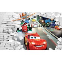 ФабрикаФресок Тачки мультфильм из стены 904270 (400x270) Image #1