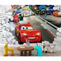 ФабрикаФресок Тачки мультфильм из стены 904270 (400x270) Image #4