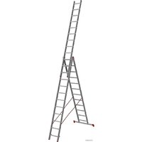 Новая высота NV 123 алюминиевая трёхсекционная 3x12 ступеней Image #2