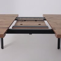 Мамадома Leon lux radial-180 раздвижной 180-240х95 (дуб веллингтон/черный) Image #14