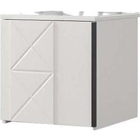 КМК Мебель 1Д Агата КМК 1001.2 (белый текстурный/дуб полярный)