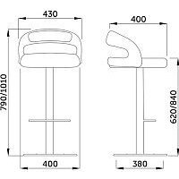 AksHome Bruno (черный/хром) Image #8