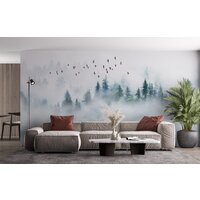 ФабрикаФресок Светлый туманный лес 015265 (500x265) Image #4