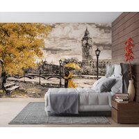 ФабрикаФресок Живопись. Акварельный Лондон. Бигбен 1184270 (400x270) Image #3