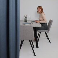 Мамадома Leon lux radial-160 раздвижной 160-205х90 (серый сланец/черный) Image #2