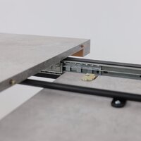 Мамадома Leon lux radial-160 раздвижной 160-205х90 (серый сланец/черный) Image #14