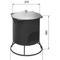 Везувий Печь под казан Малая 12л Image #2