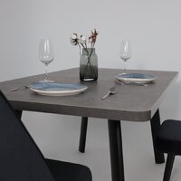 Мамадома Leon lux radial-160 раздвижной 160-205х90 (дымчатая керамика/чёрный) Image #5