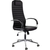 Brabix Pilot EX-610 CH (кожзам, черный)