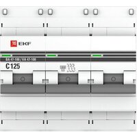 EKF PROxima ВА 47-100 3P 125A (C) 10kA mcb47100-3-125C-pro Image #4