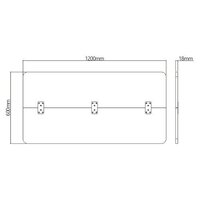 Smartstol Столешница из двух частей 1200X600х18 мм карбон Image #4