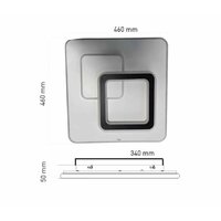 Estares Universe70W S-ON/OFF-460x460x50-White/White-220-IP20 Image #7
