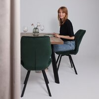 Мамадома Leon lux radial-160 раздвижной 160-205х90 (дуб веллингтон/черный) Image #8