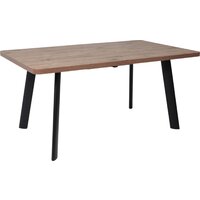 Мамадома Leon lux radial-160 раздвижной 160-205х90 (дуб веллингтон/черный)