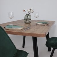 Мамадома Leon lux radial-160 раздвижной 160-205х90 (дуб веллингтон/черный) Image #11