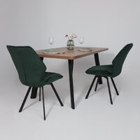 Мамадома Leon lux radial-160 раздвижной 160-205х90 (дуб веллингтон/черный) Image #10