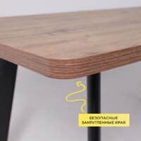 Мамадома Leon lux radial-160 раздвижной 160-205х90 (дуб веллингтон/черный) Image #6