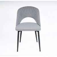 Табурет Монро CF 041 (16 серый/кант 15 светло-серый/черный каркас) Image #2