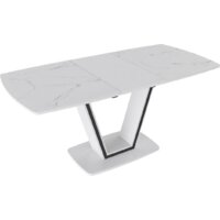 Трия Дели тип 1 (белый глянец/стекло матовое белый мрамор) Image #2