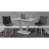 Трия Дели тип 1 (белый глянец/стекло матовое белый мрамор) Image #4