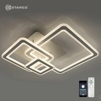 Estares Triplex Square 124W 3S-APP-596x596x146-WHITE/WHITE-220-IP20 Image #4