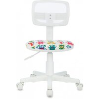 Бюрократ CH-W299 (белый TW-15 сиденье мультиколор монстры)