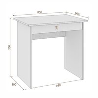 Кортекс-мебель Эльф 80-1ш (венге) Image #5