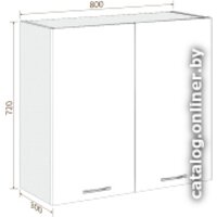 Кортекс-мебель Корнелия Лира ВШ80с (дуб сонома) Image #2