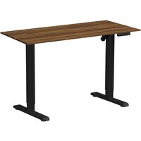 WellDesk Basic 1300x675х18 (черный/дуб хантон темный)