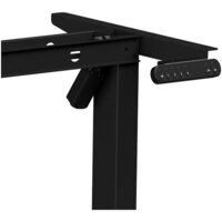 WellDesk Basic 1300x675х18 (черный/дуб хантон темный) Image #2