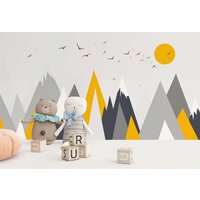 ФабрикаФресок Детские Горы с солнцем 445270 (500x270) Image #4