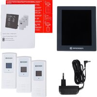 Bresser ClimaTemp Hygro Quadro с тремя датчиками 77138 (серый) Image #8