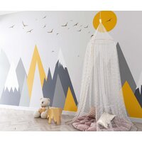 ФабрикаФресок Детские Горы с солнцем 444270 (400x270) Image #5