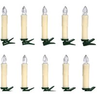 Vegas Елочные свечи на клипсах с пультом (белый теплный) 10 шт Image #2