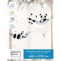 ФабрикаФресок Детские Панды в Лесу 994270 (400x270) Image #5