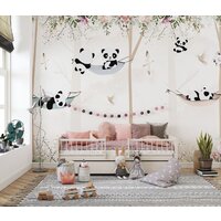 ФабрикаФресок Детские Панды в Лесу 994270 (400x270) Image #3