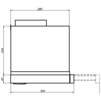 Elikor Интегра Glass 60П-650-В2Л (белый/стекло белое) (934745) Image #3
