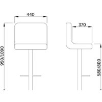 AksHome Logos (темно-серый велюр HCJ-40/хром) Image #9