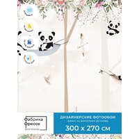ФабрикаФресок Детские Панды в Лесу 993270 (300x270) Image #4