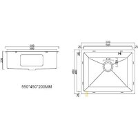ARFEKA ECO AR 550*450 BLACK PVD NANO DECOR VOLCANIC ROCK Image #10