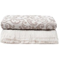 Лен наш Завиток 215962 (180x220, бежевый)