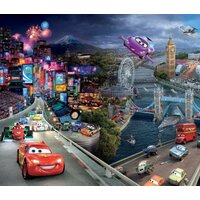 ФабрикаФресок Тачки в городе мультфильм 883270 (300x270)