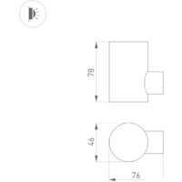 Arlight KT-RAY-WALL-R46-3W Warm3000 034116 Image #8
