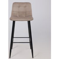 AksHome Stella барный (бежевый велюр HLR08/черный) Image #3