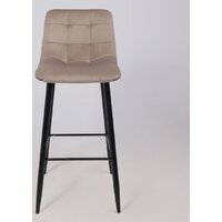 AksHome Stella барный (бежевый велюр HLR08/черный) Image #2