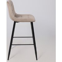 AksHome Stella барный (бежевый велюр HLR08/черный) Image #5