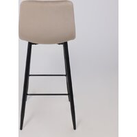 AksHome Stella барный (бежевый велюр HLR08/черный) Image #6