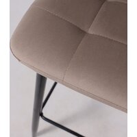 AksHome Stella барный (бежевый велюр HLR08/черный) Image #10