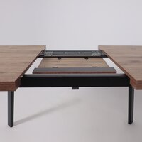 Мамадома Borg-120 раздвижной 120-160х80 (дуб веллингтон/черный) Image #16